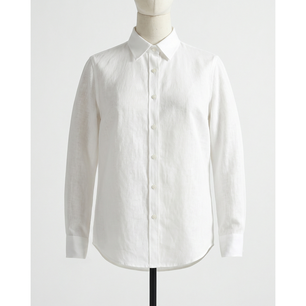 100% European Linen Long Sleeve Shirt